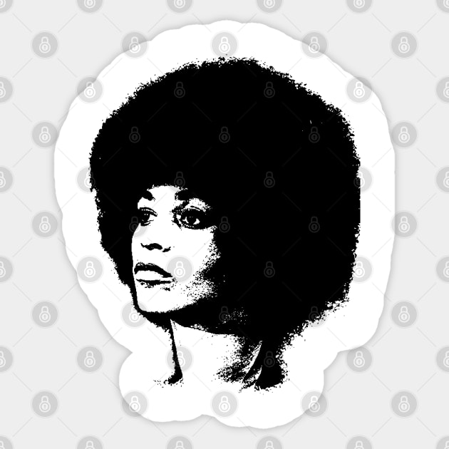 Angela Davis Pop Art Portrait Sticker by phatvo